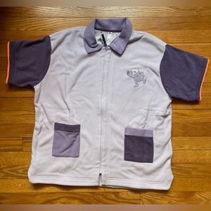 Women’s zip-up Shooting shirt/Lounge wear. Adidas XL. Hoop York City collection